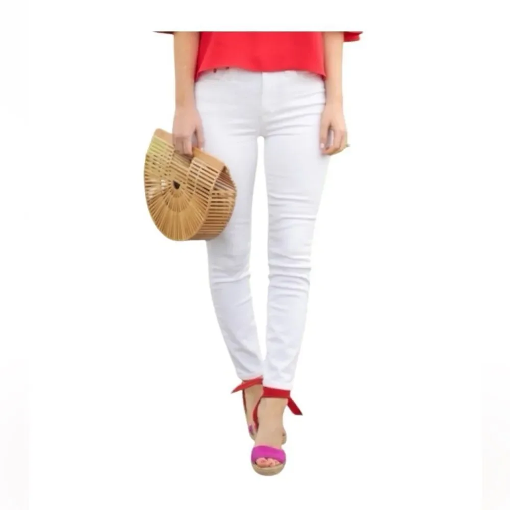J. Crew Jeans Lookout High-rise Jeans in White Size 29.